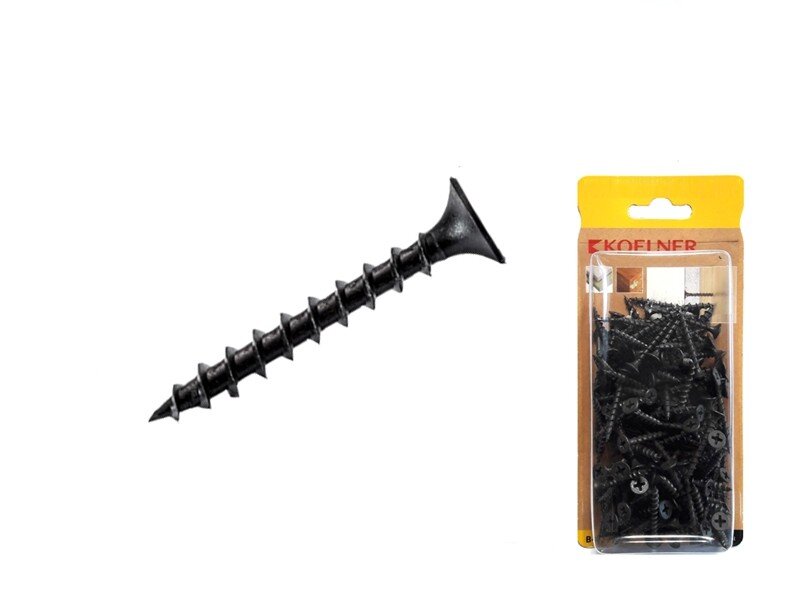 Fosfaatkattega kipsplaadi kruvi, 3,5x55 mm, 100 tk