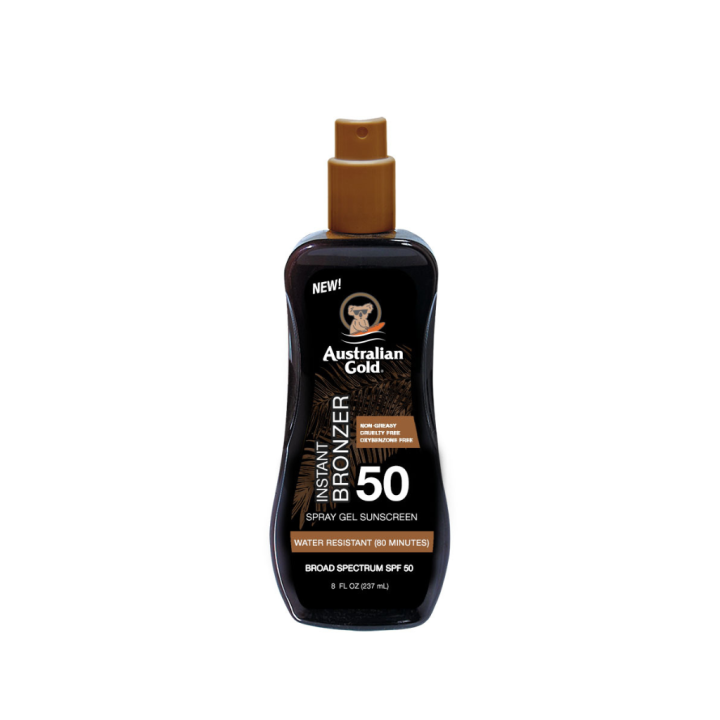 Спрей-гель SPF 50 с бронзатором (237 мл)