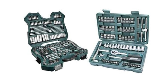 Brüder Mannesmann 215-piece + 130-piece wrench set M98430
