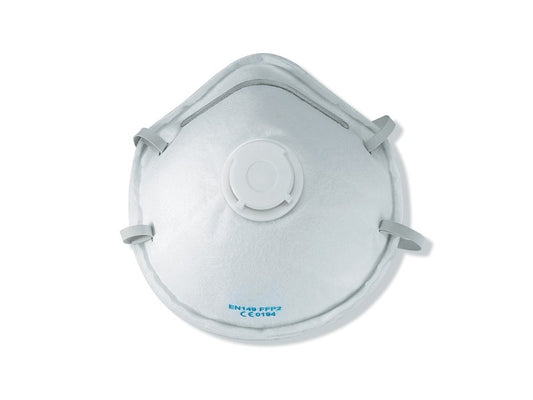 Dust mask with valve FFP2