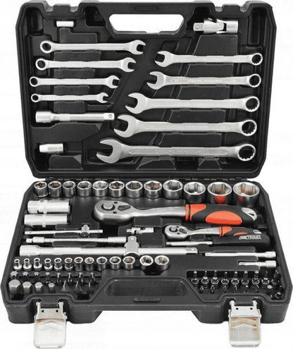 Tööriistakomplekt 1/2″/1/4″ 82 osa, Awtools